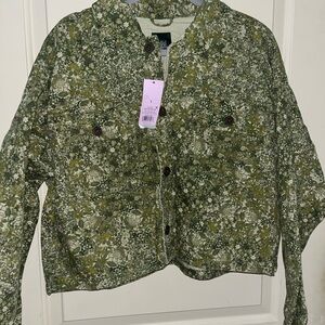Floral Green Jacket